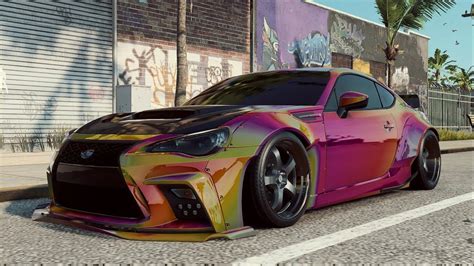 Need For Speed Heat SUBARU BRZ Customization Air Suspension YouTube