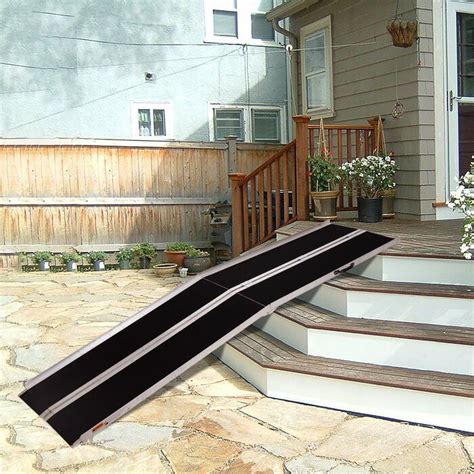 K-Like Aluminum Wheelchair Ramp Stairs Scooter Ramps Portable Compact ...