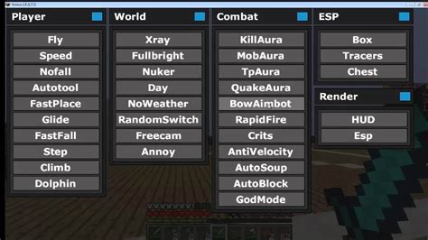 Mod Menu For Minecraft 1 16