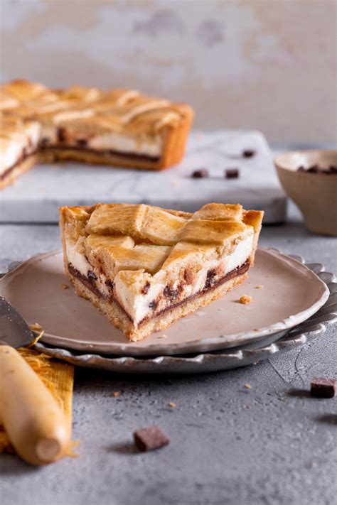 CROSTATA DI RICOTTA E CIOCCOLATO PerAmore