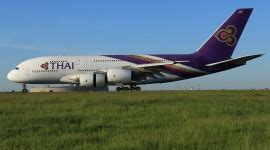 Thai Airways Fleet Of A Stored Airfleets Aviation