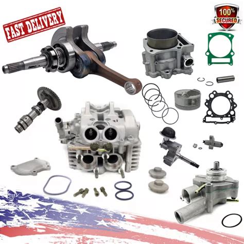 For Hisun Utv Crankshaft Cylinder Head Rebuild Kit Qlink Big Muddy