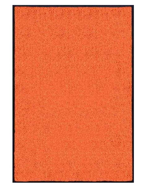 Tapis Prestige D Int Rieur Fibre Nylon Uni Orange Rectangulaire X Cm