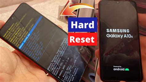 Samsung Galaxy A10s Hard Reset Without Pc 2024 Youtube