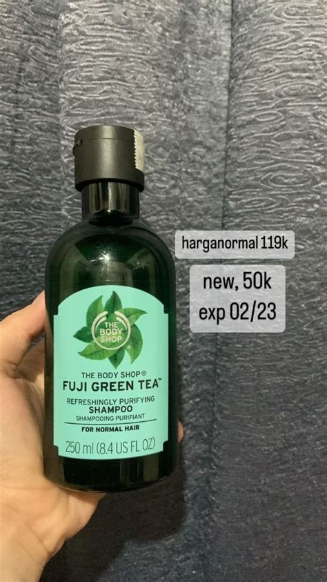 The Body Shop Fuji Green Tea Shampoo Kesehatan And Kecantikan Kulit