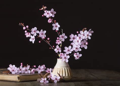 Flower Wallpaper Vintage Wood
