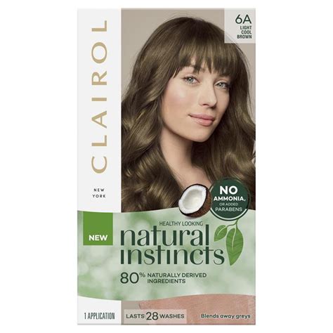 Buy Clairol Natural Instincts Semi Permanent Hair Colour 6a Light Cool