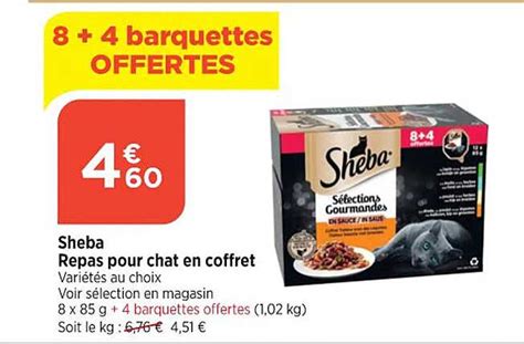 Promo Sheba Repas Pour Chat En Coffret Chez Bi1 ICatalogue Fr