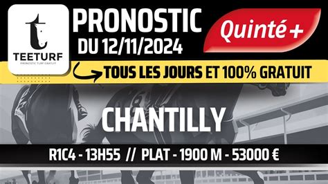 Pronostic Teeturf Pmu Quint Du Jour Gratuit Novembre R C