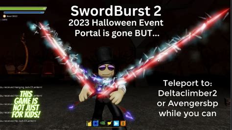 Swordburst 2 2023 Halloween Event Portal Is Gone Butits Over Youtube