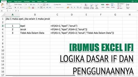 Rumus If Pada Excel Jika Maka Edukasi Lif Co Id Hot Sex Picture