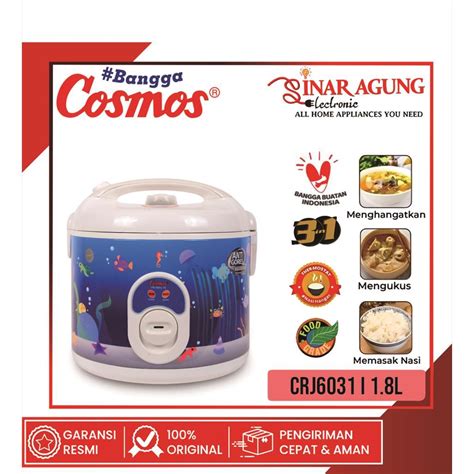 Jual COD MAGIC RICE COOKER COSMOS HARMOND CRJ6031 CRJ 6031