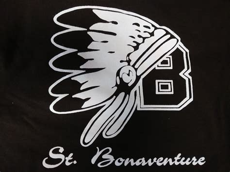 Retro St. Bonaventure Brown Indian Head Vintage Olean T-shirt SBU ...