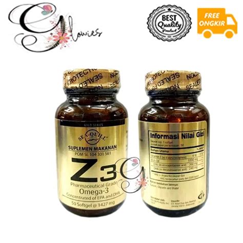 Jual Sea Quill Z3 Pharmaceutical Grade Omega 3 Suplemen Makanan