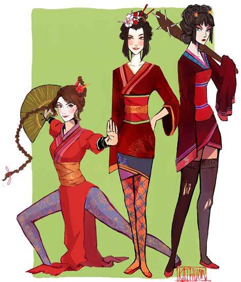 Azula Mai And Tylee Avatar The Last Airbender Fan Art 37904227