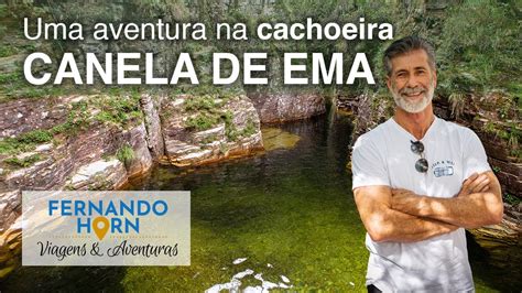 Uma aventura na cachoeira Canela de Ema em Capitólio Aventura em