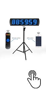 Amazon Ganxin Inch Digit Led Race Timing Clock Running Event