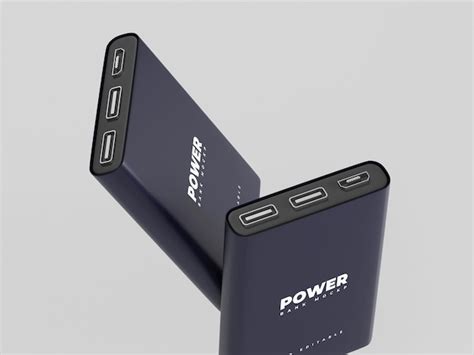 Premium Psd Power Bank Mockup