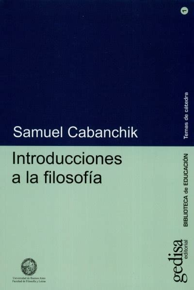 Libro Introducciones A La Filosofía Universilibros