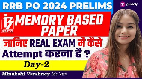 Rrb Po Prelims 2023 Previous Year Paper Rrb Po 2023 Quant Memory