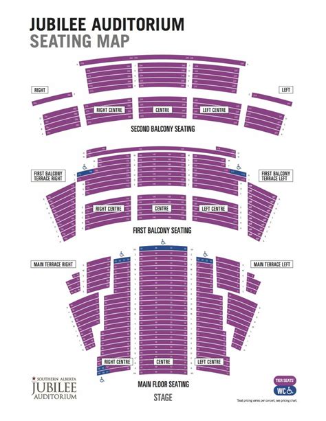 Southern Alberta Jubilee Auditorium Seating Chart Keski