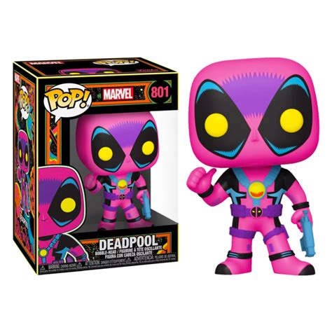 Funko Pop Marvel Deadpool Black Light Special Edition Loja Dos