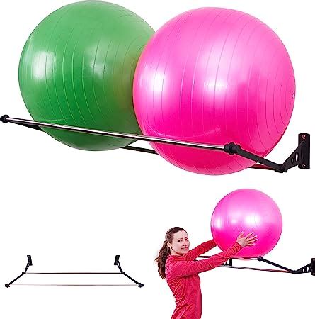 Exercise Ball Holder Organise Your Space Wall Mounted Ball Rack