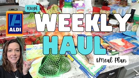 Huge Weekly Aldi Haulwhat I Always Buy At Aldi To Savesaving