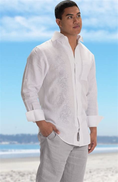 Linen Beach Wedding Outfits Men Cami Moseman