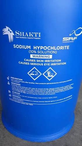 Sodium Hypochlorite Solution Liquid 6 7 10 At Rs 15 Kg In New Delhi