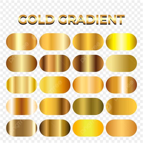 Gold Gradient Swatches Vector Hd Images, Gold Gradient, Gold, Gradient ...