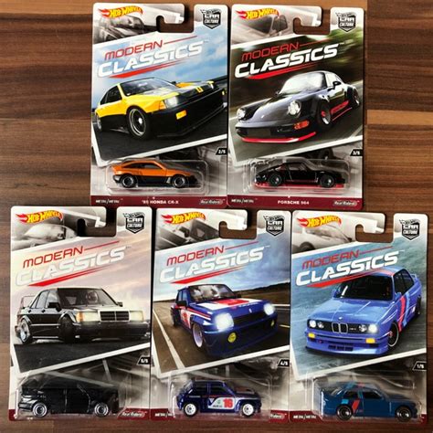 Hot Wheels Car Culture Modern Classic Set 2017 Shopee Malaysia