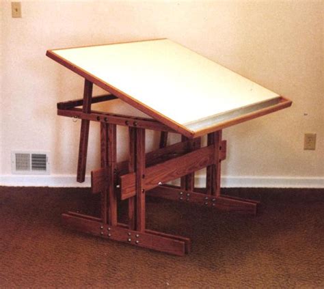 Drafting Table Plans Download PDF Woodworking