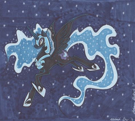 Artist Wolfangkun Derpibooru Import Nightmare Moon Safe