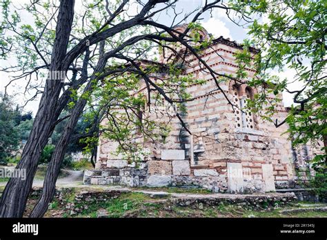 Iglesia De Los Santos Ap Stoles En Gora Antigua Atenas Grecia