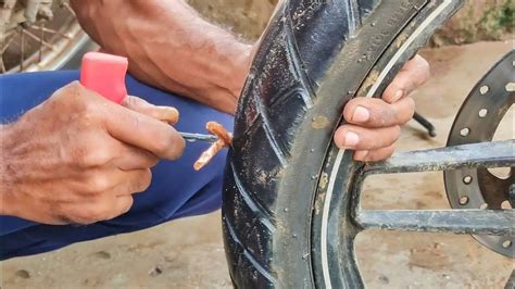 Tubeless Tyre Puncture Repair YouTube