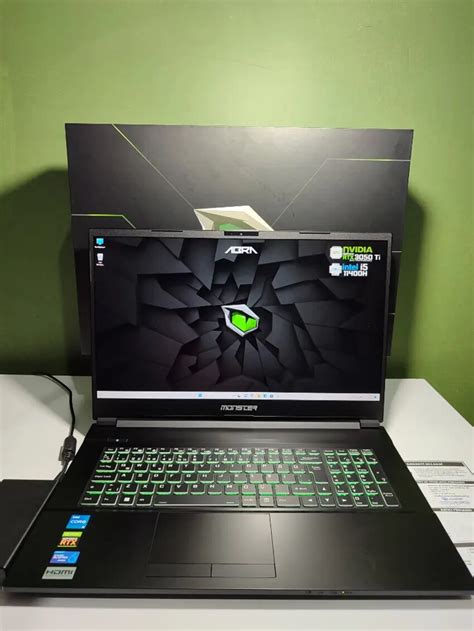 10 AY GARANTİLİ MONSTER GAMİNG LAPTOP İ5 11400H RTX 3050Tİ 17 3 İNÇ