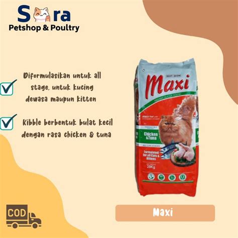 Jual Maxi Cat Food Maxi Repack Maxi Tuna Makanan Kucing Premium