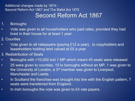 PPT - The Great Reform Act 1832 PowerPoint Presentation - ID:2201362