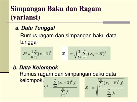 Cara Menghitung Standar Deviasi Simpangan Baku Di Excel Dengan Riset