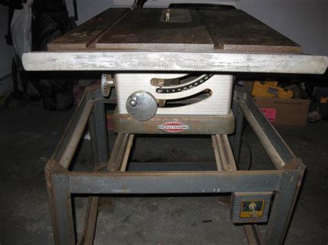 10 Inch Old Craftsman Table Saw Depp My Fav