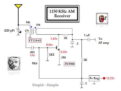 1150KHz AM Receiver Signal Processing Circuit Diagram SeekIC