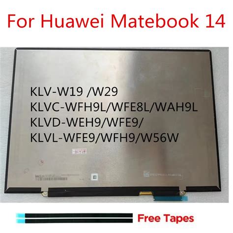 For Huawei Matebook Klv W W Klvc Wfh L Klvd Weh Klvd Wfe Klvl