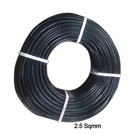 Sq Mm Black Pvc Housing Wire At Rs Meter Sudhama Nagar