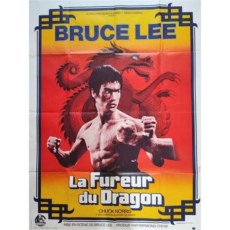 Fureur du dragon La 120x160 Affiches de cinéma anciennes par