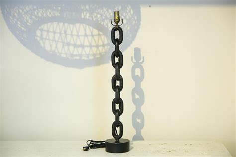 Handmade Iron Chain Table Lamp At 1stdibs