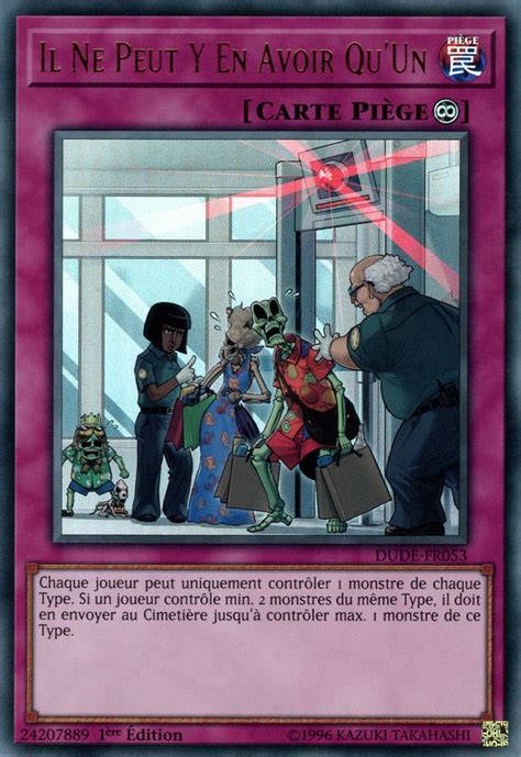 DUDE FR053 Il Ne Peut Y En Avoir Qu Un Yu Gi Oh