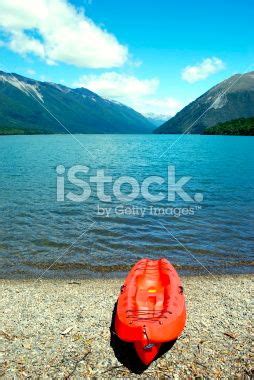 Looking Up From The Head Of Lake Rotoiti Through The St Arnaud Ranges