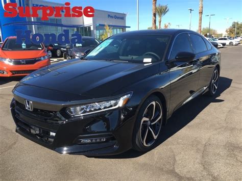 New 2018 Honda Accord Sport 2 0t 4d Sedan In Surprise 180250 Surprise Honda