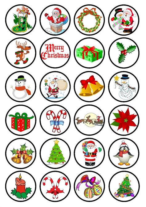 Printable Holiday Stickers